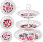 Фруктовница 3-х яр, круг (d25/30 h33см) 