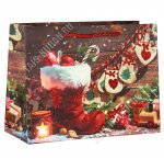 Пакет бумажный (h18х24см, дно8,5см) 