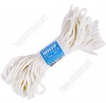 Веревка полиэфир.нить d6мм (25м) белый (200) 