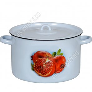 Гранат пудрово-голубой Кастрюля 7,0л (2) 