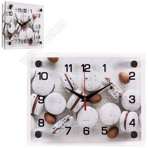 Часы (ДВП/стекло) (25х20см)