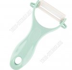 Овощечистка поперечная13х8см,керамическое лезвие,пластиковый корпус,блистер (12) 