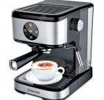 Кофеварка рожков. 850Вт 1,5л,15бар,капучинатор,сереб/черн (1) 