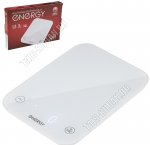 Весы кухонные эл. (стекло) до 10кг дел.1г, белый(12) 