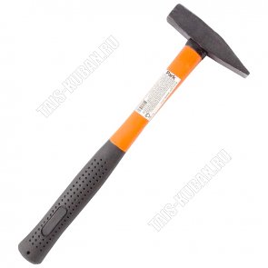 Молоток 200гр, фиберглассовая рукоятка, металл (12) 