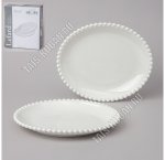 Блюдо Жемчужина овал на-р 2шт 23х20см