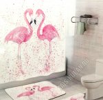 Набор Коврик 2шт +Штора д/ванны 