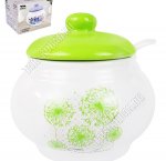 Нежность/Зеленые одуваны Сахарница 600мл h12 d12см, п/у (24)