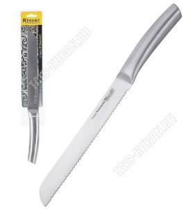 ROMANO Нож д/хлеба (цельнометаллический) L20см (12) 