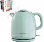 Чайник пластик+нержавеющая сталь 2,0л 1800Вт, бирюзовый (6) 