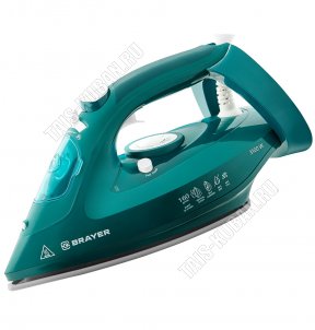 Утюг керам.подошв. 3100Вт д/воды 265мл,зелёный (6) 