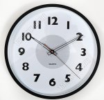 Часы (стекло/пластик) круг.d30,5см 
