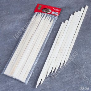 Шампур (бамбук) L30см х9мм, 25шт (200) 