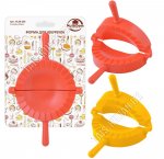 Форма д/чебуреков d12см,с ручк,пластик, 2цв. (12) 