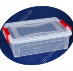 Контейнер д/хранен 3,6л прозр крыш 2 защ, прям (31х20 h9см) (18) 