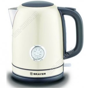 Чайник нерж. 1,7л 2200Вт диск,сливочный (8) 