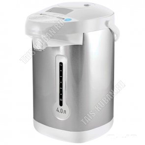 Термопот 4,0л 750Вт,3 спос.подачи воды,автоподогрев, поддерж.t, повтор.кипячен, нерж.колба, Energy 