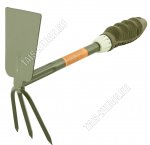 Мотыжка комбинир. 3-х зуб.рыхлитель +тяпка (24)