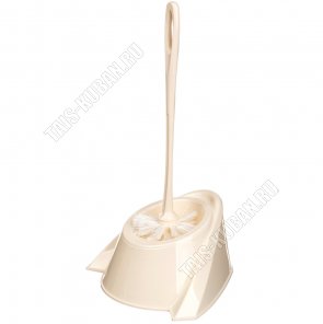 Ерш+подставка WC углов, бежевый (24) 