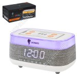 Часы электронные LCD дисплей, 18 Вт, серый,от сети (10) 