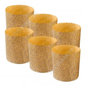 Набор бумажных форм для куличей 6шт 