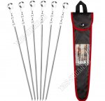 Шампур уголок набор 6шт 450х10х1,5мм,чехол .(20)