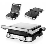 Гриль-пресс 2000Вт 26х31см,,серебро (2)