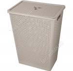 Корзина д/белья 48л с крыш 