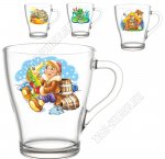 Кружка (стекло) б/уп 250мл 