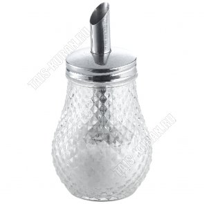 Сахарница-дозатор 150мл,стекло+нержавеющая сталь,подарочная упаковка (12) 