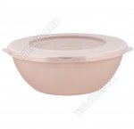 Миска с крышк, персик 2л круг.(d22 h9см) (20) 