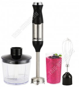 Блендерный н-р 1500Вт 2насад, 2ск, черный (8) 