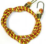 Жгут резиновый (стяжка) д/груза 8мм*1,3м,2 мет.крюч. (25)