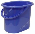 Ведро 11л мерн.делен, сиренев, овал (34х23 h26см) (5) 