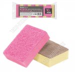 Губка д/посуды 10шт (78х50х25мм) (40) 