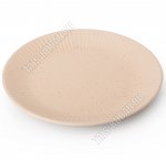 Rosamary Тарелка плоская d20см, беж.с черн.крапом, б/уп 