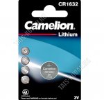 Бат. диск CAMELION CR1632, BL-1шт.литиевые,блистер (10) 