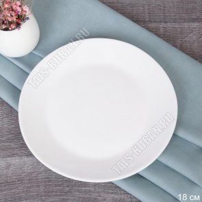 Белье Тарелка плоская d19см, без полей (6/72) 