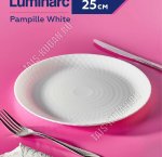 PAMPILLE WHITE Тарелка плоская d26см б/уп (24) Франция