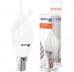 Спутник-Свеча на ветру E14 4Вт,холодн.4200К (аналог 40Вт обычной лампы) h121 d37мм.(10) 