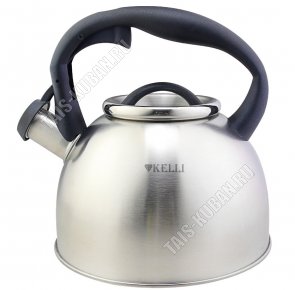 Чайник нержавеющая сталь 2,5л со свистком (12) 