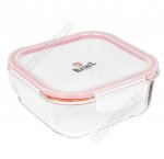 Контейнер д/продуктов,квадратный 1,2л 18х18 h6,5см (12) 