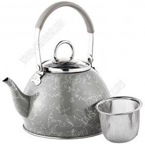 Чайник нерж 1,0л +ситечко, 
