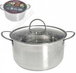 PREMIUM Кастрюля 4,8л d22cм,ф.цилиндр (6) 