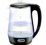 Чайник стекло 1,7л 2200Вт съемная вакуумная крышка, кнопка 