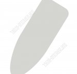 Чехол для гладилки (47х130см) хлопок+ войлок, цвет пудрово-серый (10)