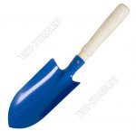 Совок посадочный малый, с дер.ручкой,порошков.окрас. (20)