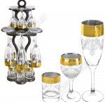 БАР и Н-р 18пр.(6шампан200мл, 6стопок50мл и 6рюмок60мл) 