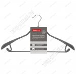 Вешалка (металл) серый L41см, широк.плечи (50)