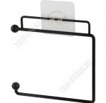 .BLACK черный Держатель д/туал.бумаги,настен L15х12,2см (20)